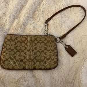Small Coach Wristlet